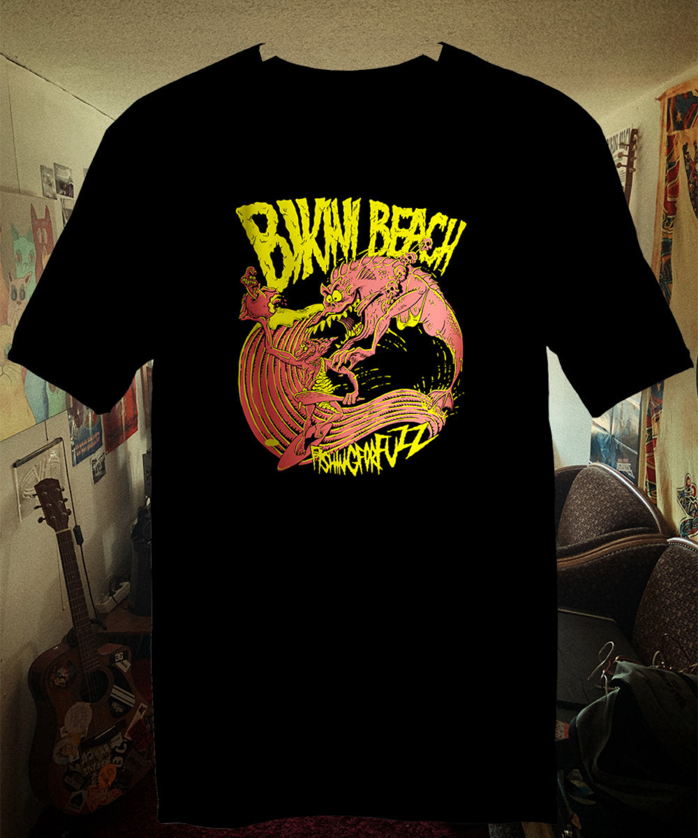 Bikini Beach - Fishing for Fuzz (Black Shirt)